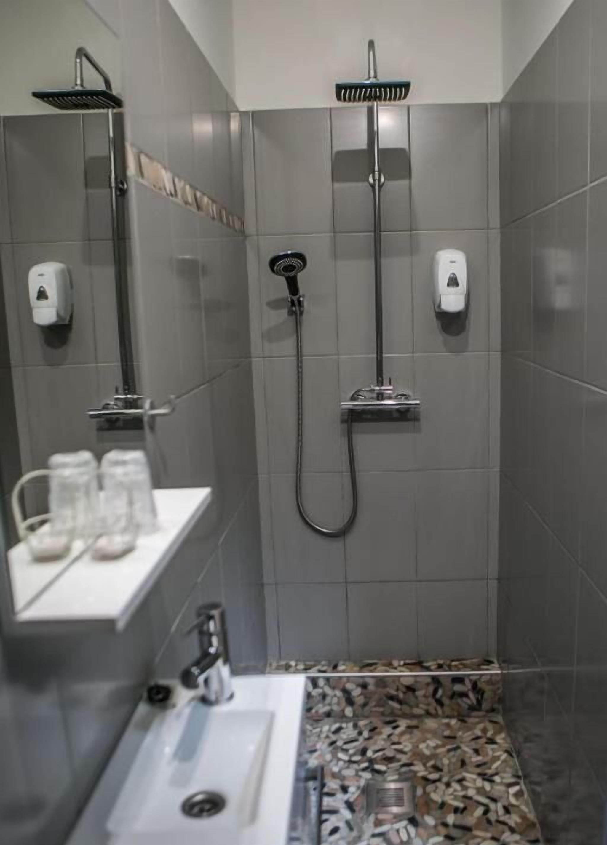 economy room | bathroom | hair dryer, towels