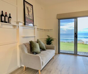 TV, DVD player, stereo