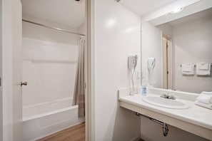 Bathroom - 201 Two Queen bed Standard Hotel room (Killington)