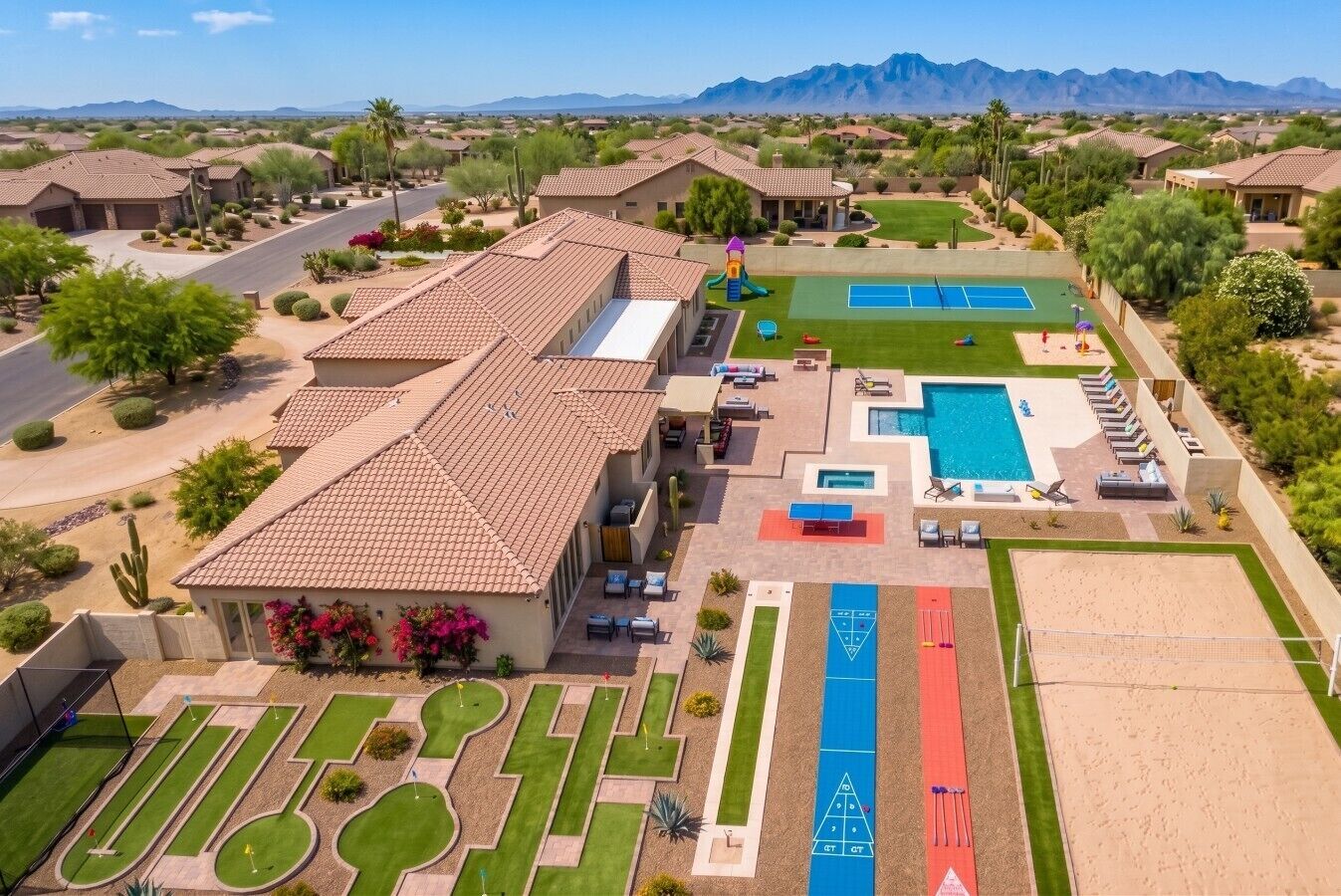 [Resort Property] with Heated Pool, Spa, Pickleball, Basketball, Volleyball, and more