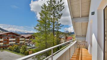 Appartamento Comfort, 2 camere da letto, balcone (Waldbewohner EUR 60 cleaning fee) | Terrazza/patio