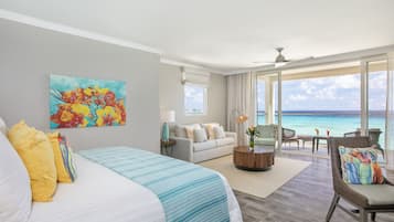 Luxury Room, Balcony, Oceanfront | Premium bedding, pillow-top beds, free minibar, in-room safe