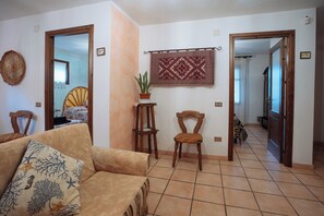 TV, fireplace - Maestrale Apartment -Residenza Su Prelau- Sardinia South West Coast (GONNESA)