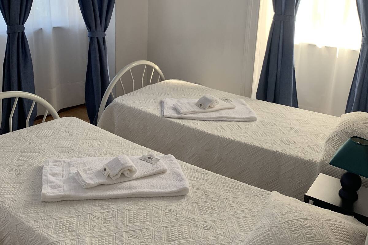 Habitación con 2 camas individuales | Caja fuerte, escritorio, sistema de insonorización