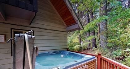 Dog-friendly retreat with mountain views, private hot tub & game room