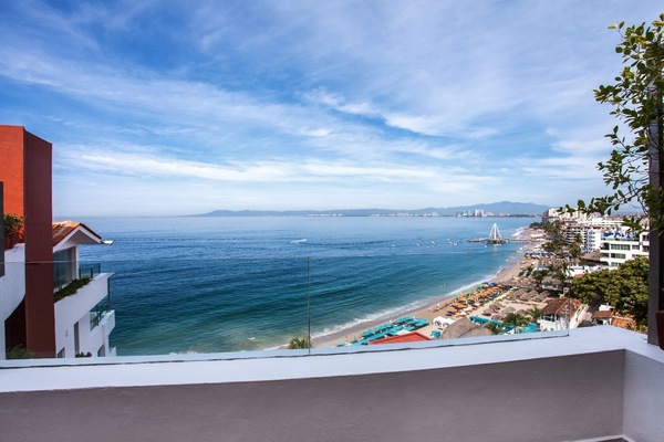 View from terrace off dining area