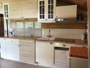 家庭公寓, 1 间卧室, 阳台 | 私人简易厨房 | 冰箱、炉灶、洗碗机、茶具/咖啡用具