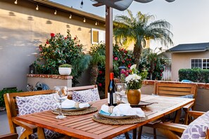 Outdoor dining - Spacious & Clean Home Close to Beach w/Patio+ BBQ! (Oceanside)