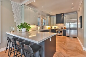 Fridge, microwave, oven, stovetop - 4-BR Retreat with Private Deck - Perched at the Top of Main Street! (Park City)