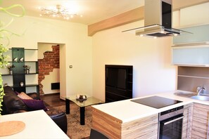 Fridge, oven, stovetop, dishwasher - Wonderful Castle Apartment riverside (Kraków)