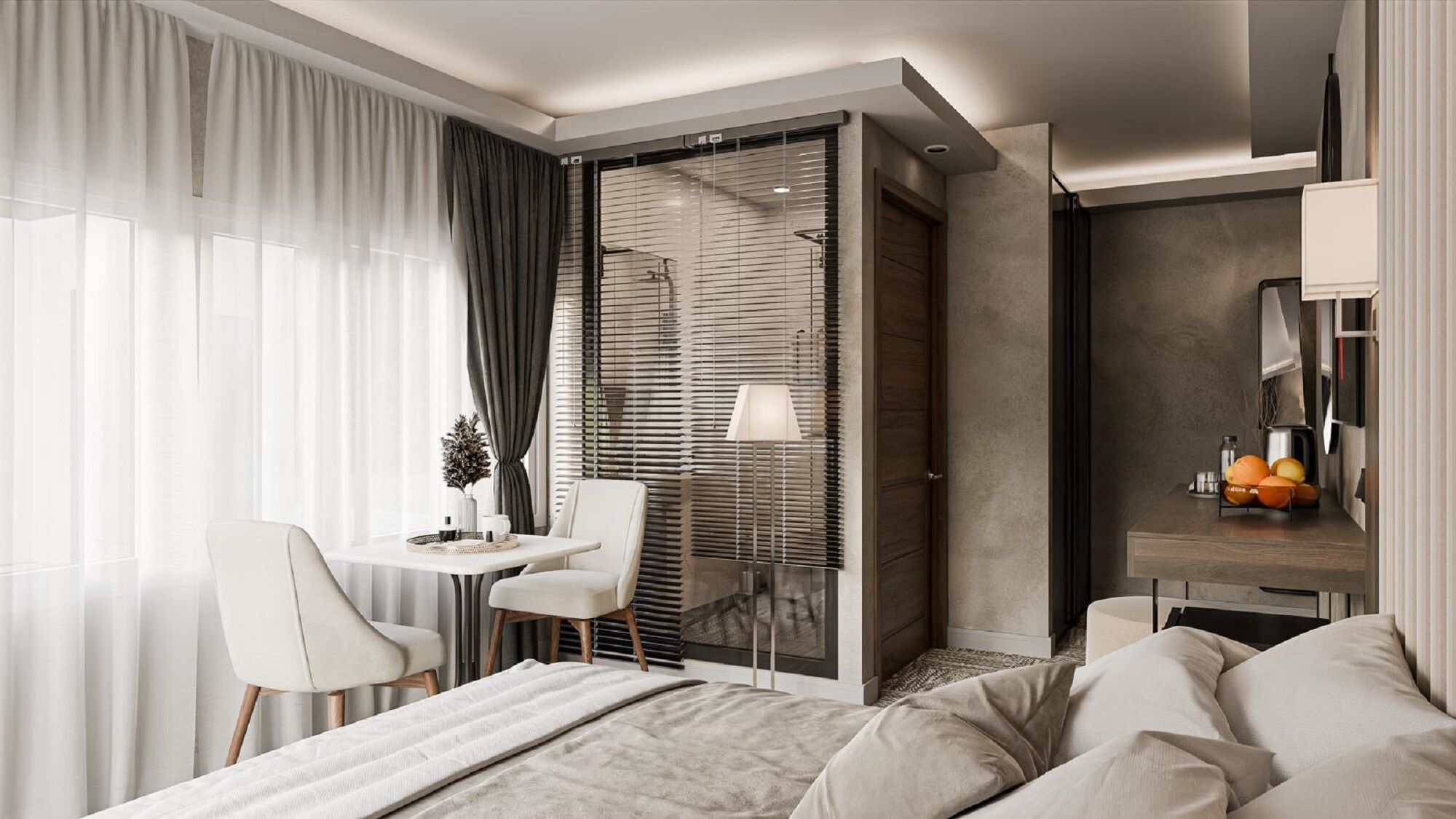 Phòng Tiêu chuẩn | Bộ trải giường bằng vải Frette của Ý, bộ đồ giường cao cấp 