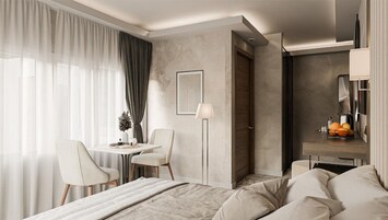 Standard Room | Frette Italian sheets, premium bedding, memory foam beds, free minibar