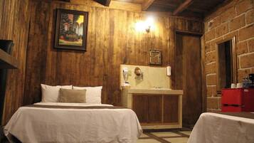 Family Room | Premium bedding, down comforters, memory foam beds, minibar