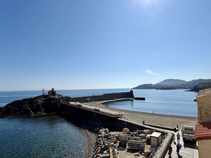 Accommodatie ligt op het strand