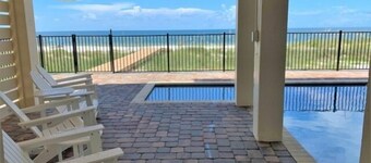 Beachfront 5BR/5BA Private Home with heated POOL, Elevator, Views from every room, Pool heat included