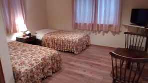 Down duvets, blackout curtains, free WiFi, bed sheets