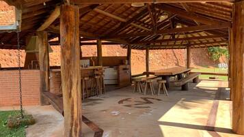 Opções para refeição ao ar livre