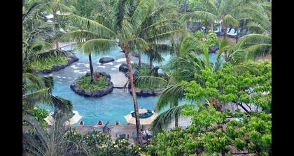 Christmas Week Ocean View Marriott Ko Olina Beach 2 Bedroom Villa with Balcony.
