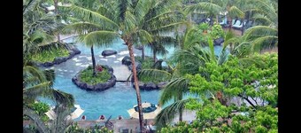 Christmas Week Ocean View Marriott Ko Olina Beach 2 Bedroom Villa with Balcony.