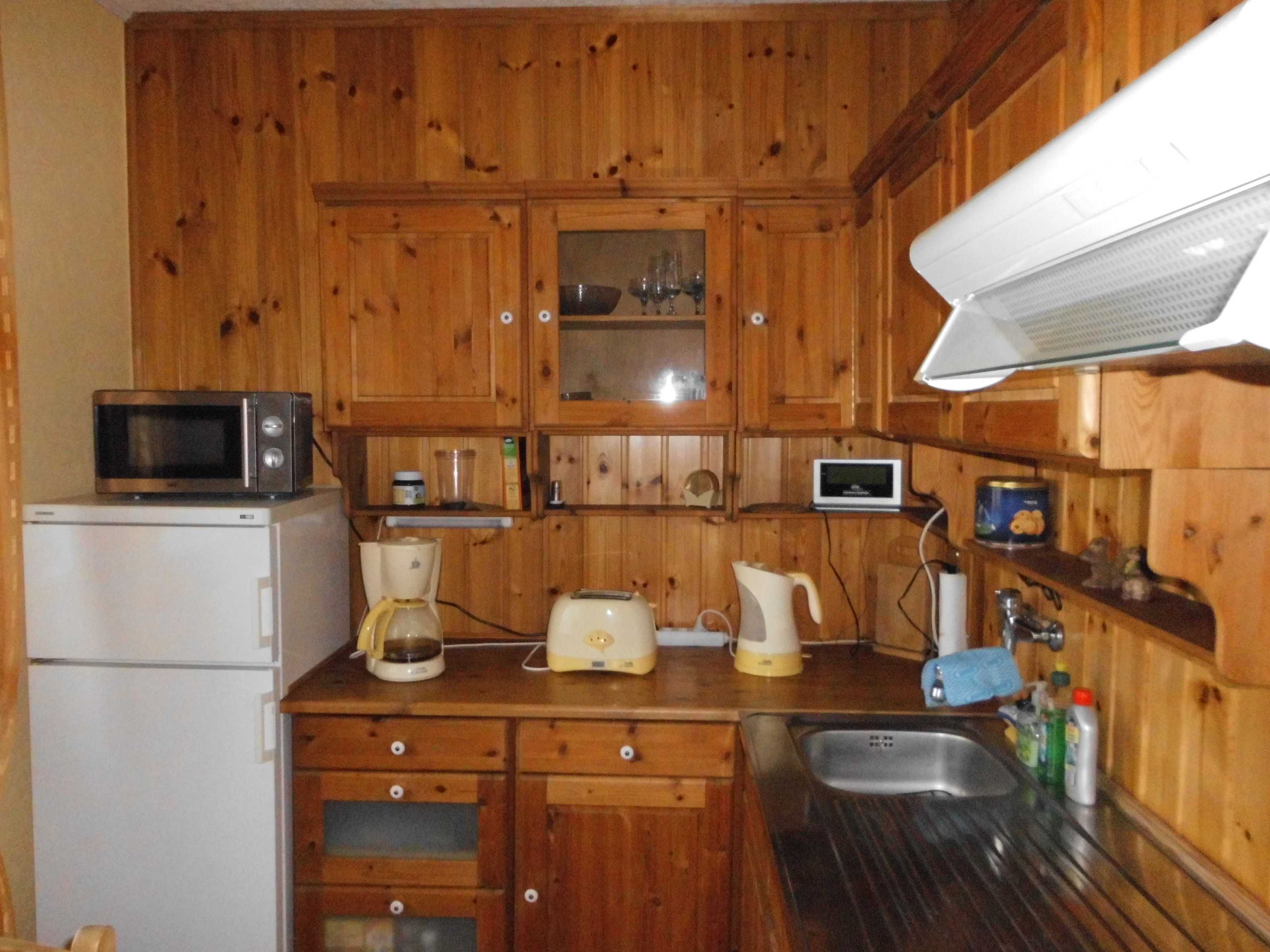 Refrigerador, microondas y horno 