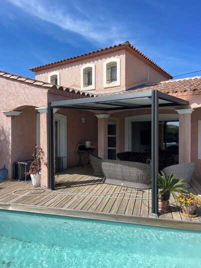 Beautiful Villa contemporary interior, bright.