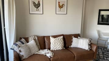 TV, DVD player, books