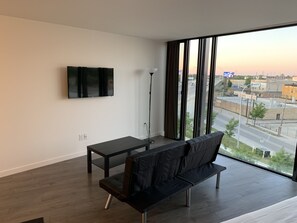Business Condo | Living area - Spaceship Condo (Winnipeg)