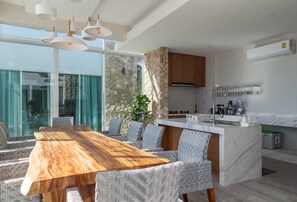 Dining - Vela villa Luxury beachfront Cha am, Thailand (Muang Phetchaburi, Cha-am , Phetchaburi)