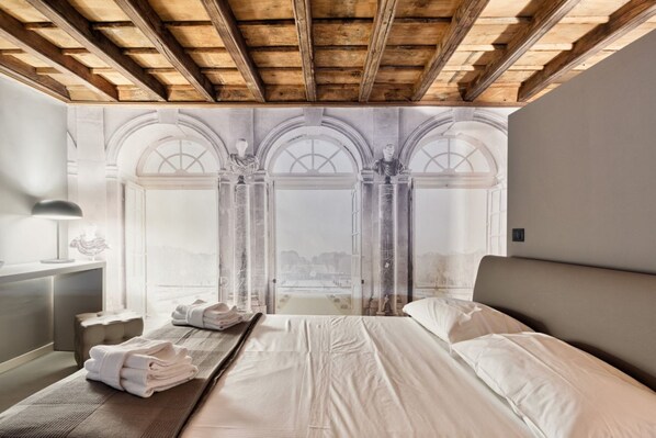 1 slaapkamer, een strijkplank/strijkijzer, wifi, beddengoed