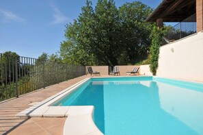 Outdoor pool - Villa il Nido 8 Pax, Charming villa with pool A/C, Wi-Fi, BBQ, near 5 Terre (Amola, Licciana Nardi)