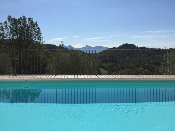 Outdoor pool - Villa il Nido 8 Pax, Charming villa with pool A/C, Wi-Fi, BBQ, near 5 Terre (Amola, Licciana Nardi)