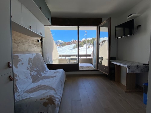 Renoviertes Studio mit Balkon, 4 Schlafplätze in La Joue du Loup