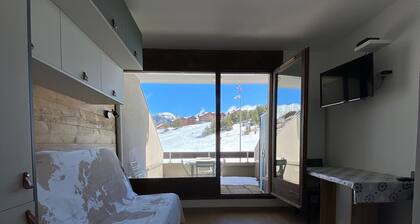 Renoviertes Studio mit Balkon, 4 Schlafplätze in La Joue du Loup