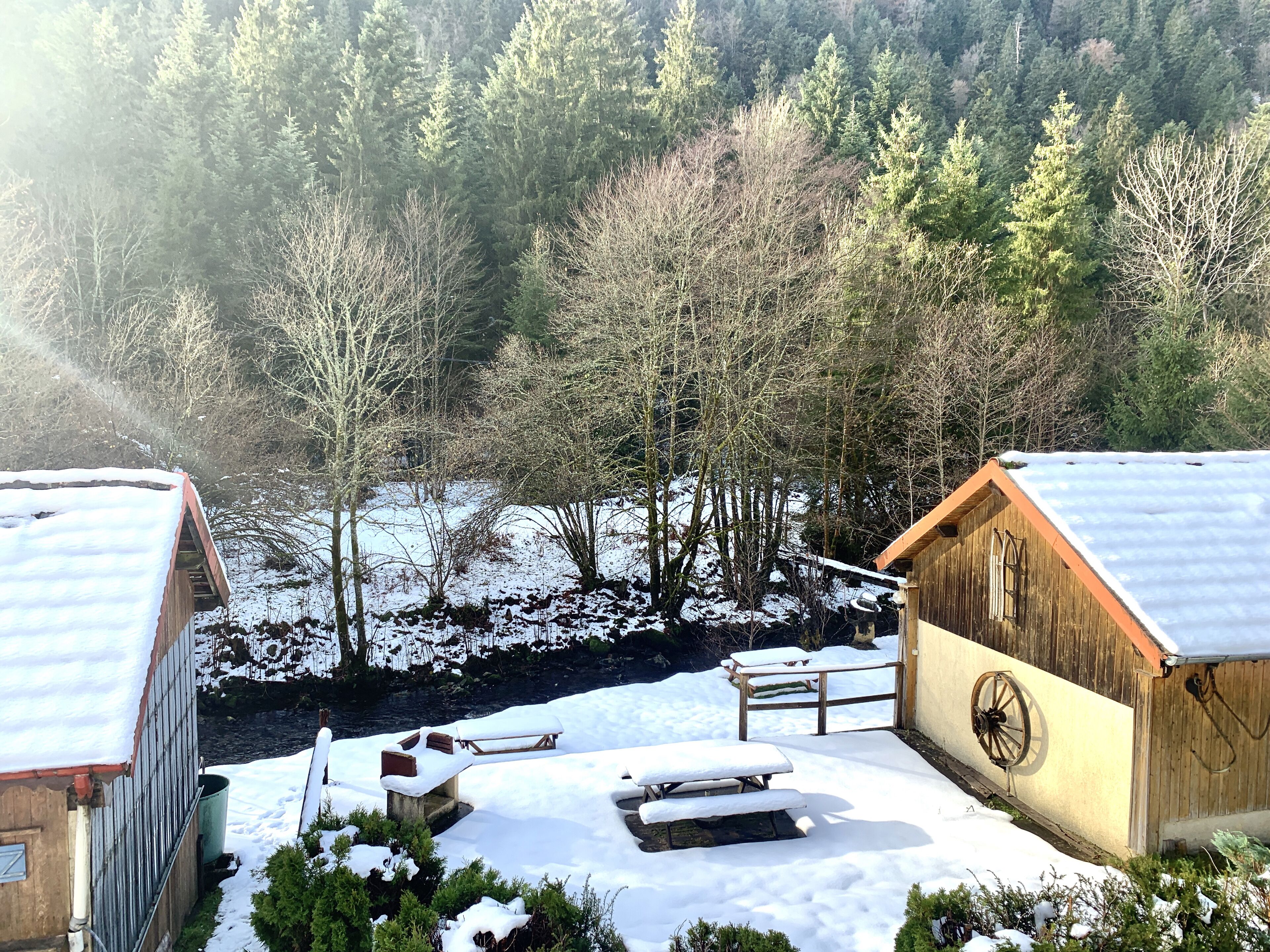 المنطقة المحيطة بالمنشأة