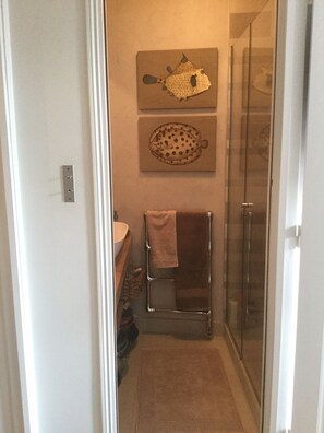 Combined shower/bathtub, hair dryer, towels, soap - Charming Apartment w Great Paris View! (Paris)