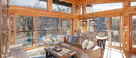 تلفزيون ذكي، مدفأة، مشغل دي في دي، ستيريو