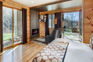 1 slaapkamer, bedden met traagschuimmatras, verduisterende gordijnen