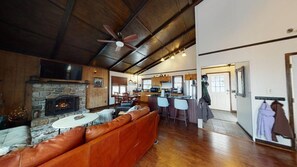 Fireplace - Stunning Bungalow in the High Country (Sugar Mountain)