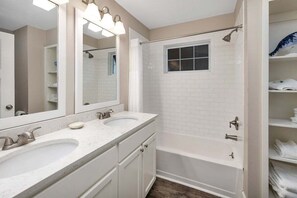 Shower, towels