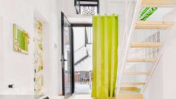 Studio | Blackout drapes, rollaway beds, bed sheets