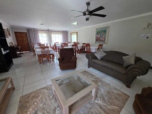 Superior Double Room | Living area | 55-inch TV with cable channels, fireplace - Aloe Tree (Krugersdorp)
