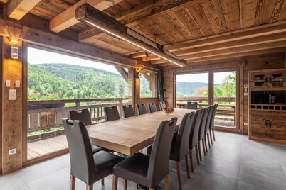 Chalet 15 people, luxurious, high standing - 7CH - 6 bathrooms - Sauna Balneo