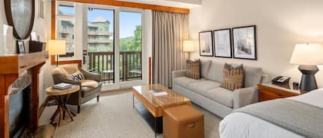 Télévision, cheminée