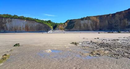 HOUSE ON GARDEN OF CHARM IN THE VILLAGE GARDEN OF VARENGEVILLE ON SEA