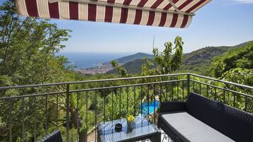Panoramic Apartment | Individually decorated, individually furnished, desk, iron/ironing board