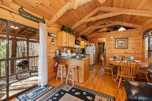 Fridge, microwave, oven, stovetop - Forever Mine | By Colonial Properties (Gatlinburg)