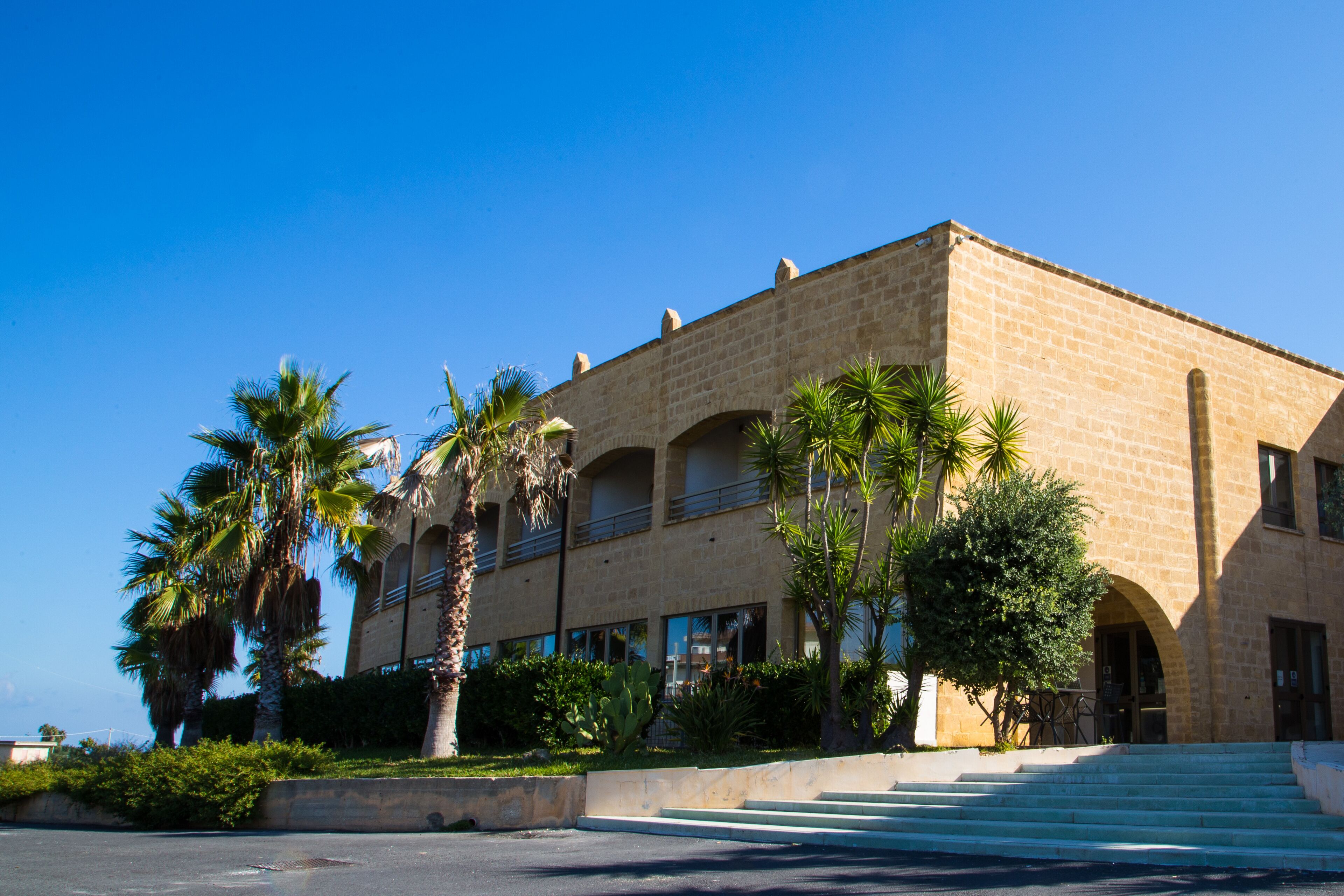 Facciata della struttura