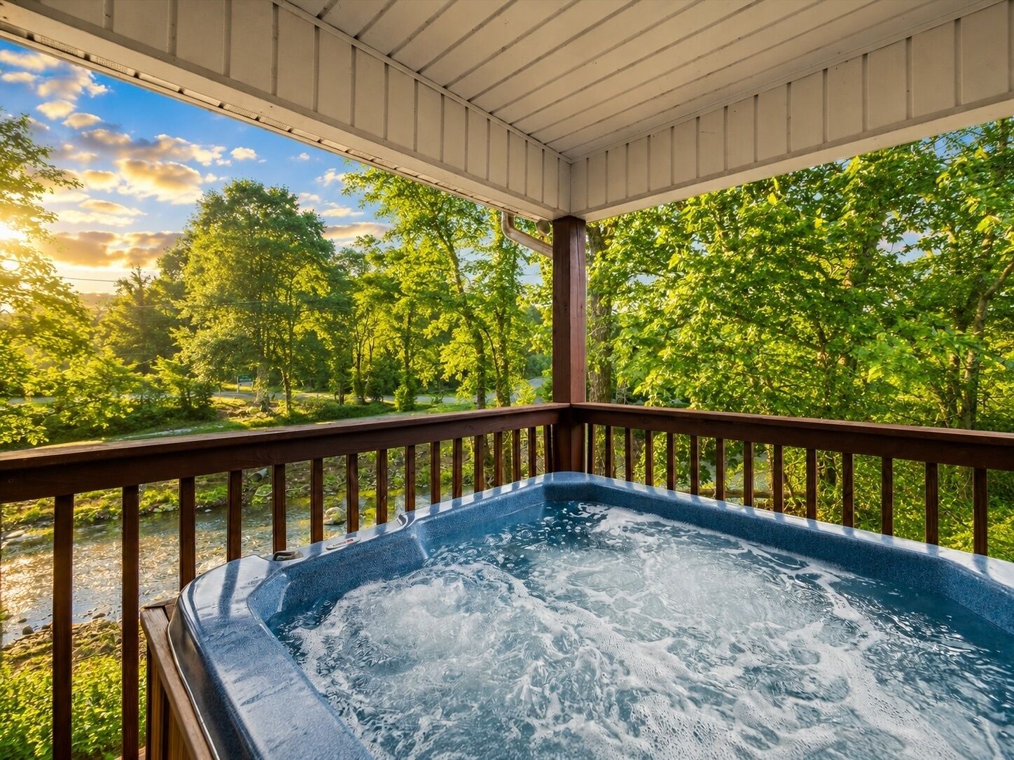 Bain à remous extérieur