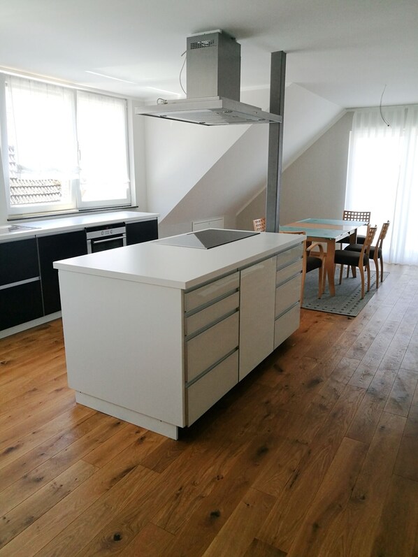 Kühlschrank, Ofen, Herdplatte, Geschirrspüler