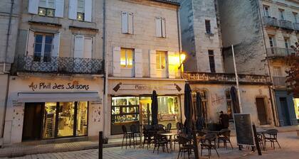 Upea viehättävä huoneisto Perigueux'n sydämessä